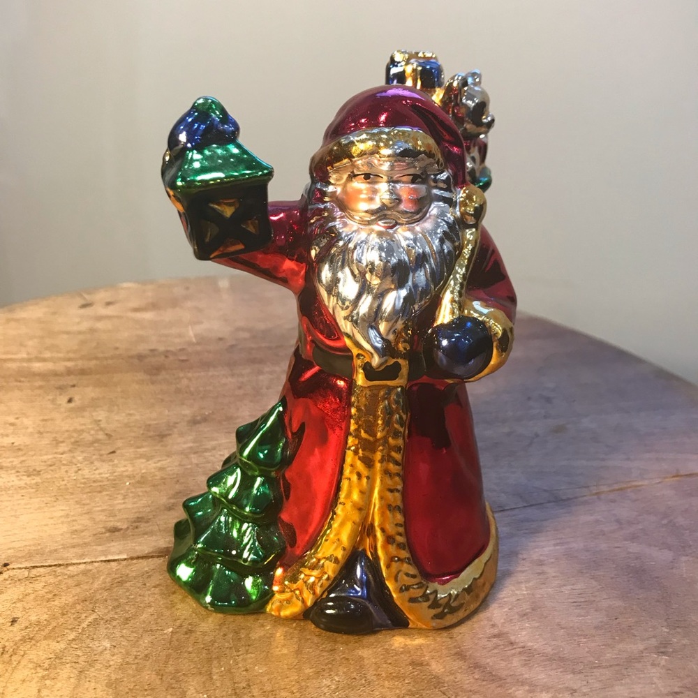 Christmas fantasy wonderland ceramic Santa